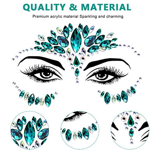 MAYCREATE Rhinestone Face Decoration Jewelry Sticker Peacock Princess Makeup Sticker for Makeup Artist Body Art Rhinestone Face Acrylic Gem Stones Temporary Stickers for Makeup, Festival, Perform MAYCREATE Rhinestone Face Decoration Jewelry Sticker Peacock Princess Makeup Sticker for Makeup Artist Body Art Rhinestone Face Acrylic Gem Stones Temporary Stickers for Makeup, Festival, Perform